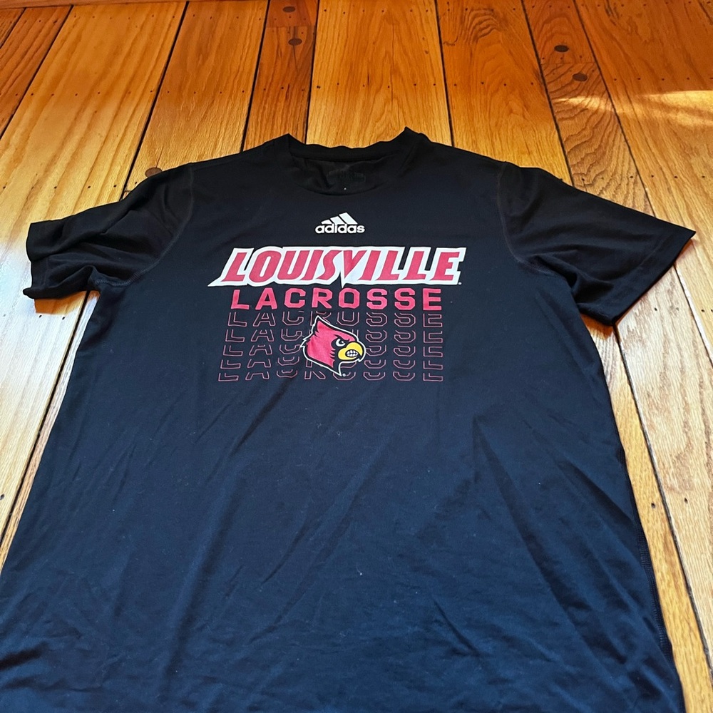 Adidas Louisville Lacrosse Black Tee